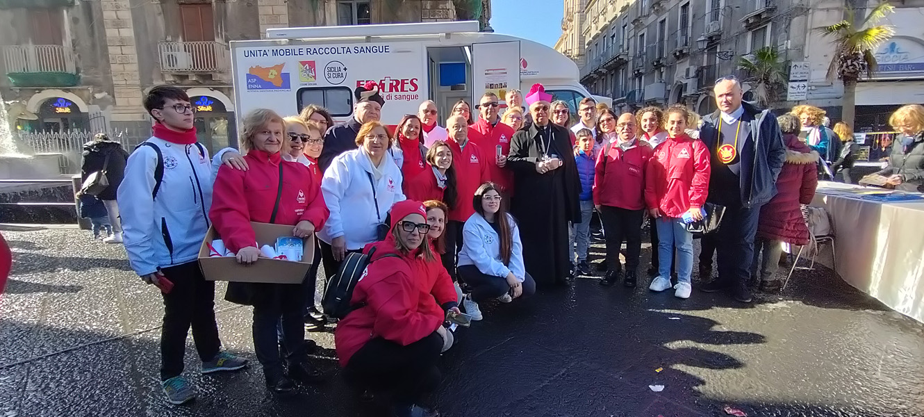 Catania, grande partecipazione alla “Giornata Cittadina della Donazione di Sangue e della Solidarietà”