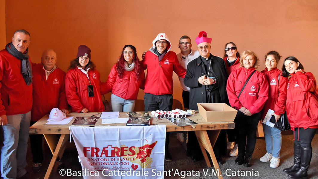 Catania, l’impegno dei volontari Fratres al “Pranzo di Sant’Agata”
